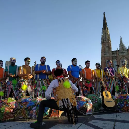 Murga Prometea en Plaza Moreno, La Plata